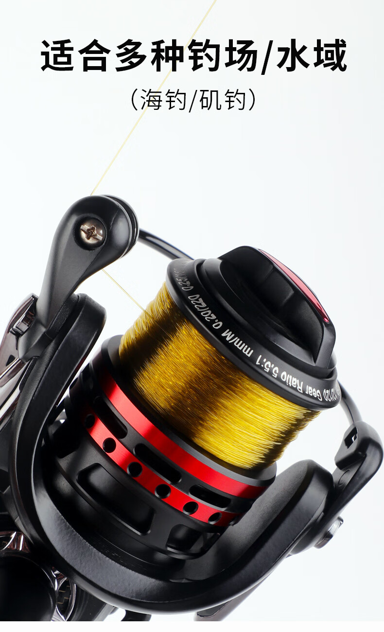 【2020新品】化氏鱼线主线子线强拉力德国原丝尼龙线路亚海杆竿柔软