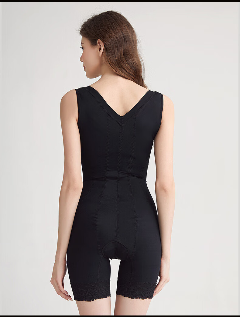 安提尼亚臻爱情人连体衣升级版塑身衣收腹束腰女美体塑形束身 黑色