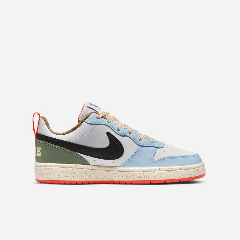 耐克nike 女鞋court borough low 2白蓝女子低帮休 dx6052-101 38.