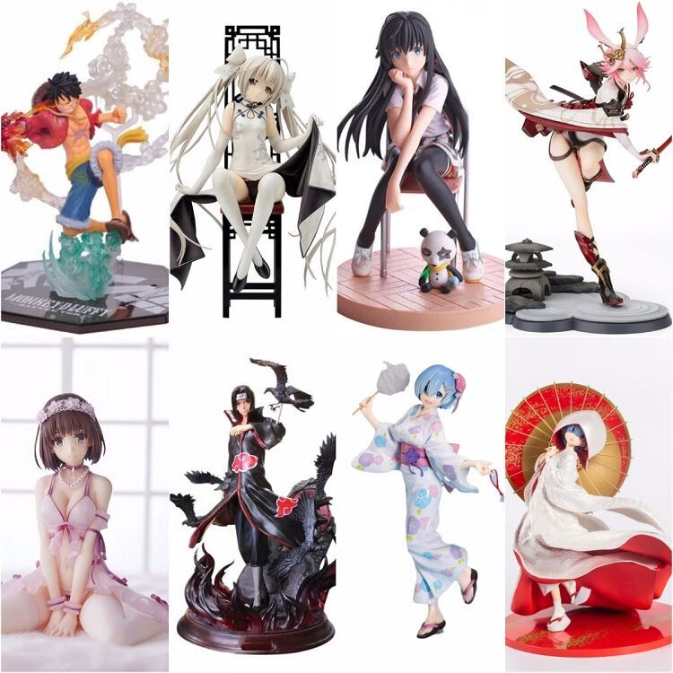 手办福袋盲盒日本动漫女生妹子二次元景品机箱日版人物模型玩具 妈见