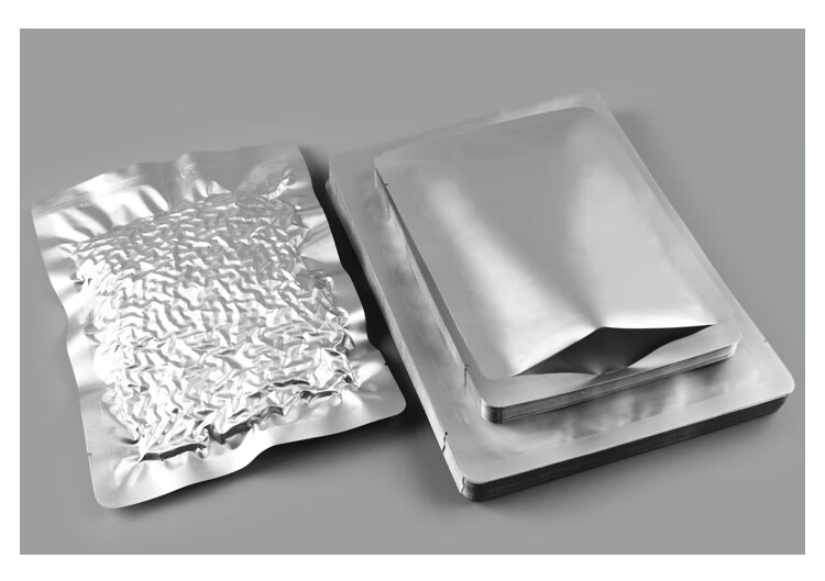 纯铝箔袋真空袋加厚食品保鲜袋抽真空压缩袋锡箔锡纸袋面膜包装袋 6*8