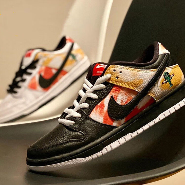 dunksb联名ow绑带offwhitex情人节腰果花男女低帮滑板鞋ct0856sb情人