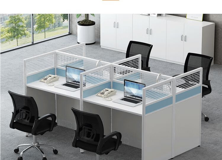 【旗舰自营】 格子间办公桌办公室电话销售卡位屏风小卡座员工位10人