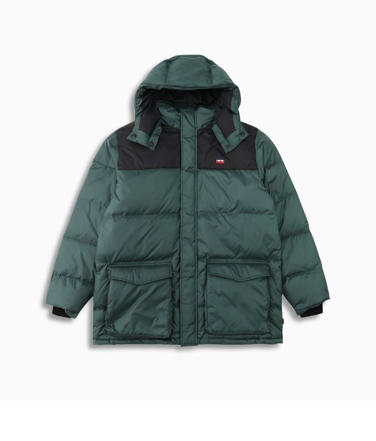 levis李维斯男士拼色连帽羽绒服levis278450001拼色l