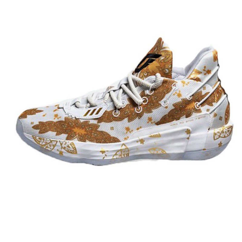 阿迪达斯篮球鞋利拉德dame 7 gca 男子场上篮球运动鞋 fy2802【白金】