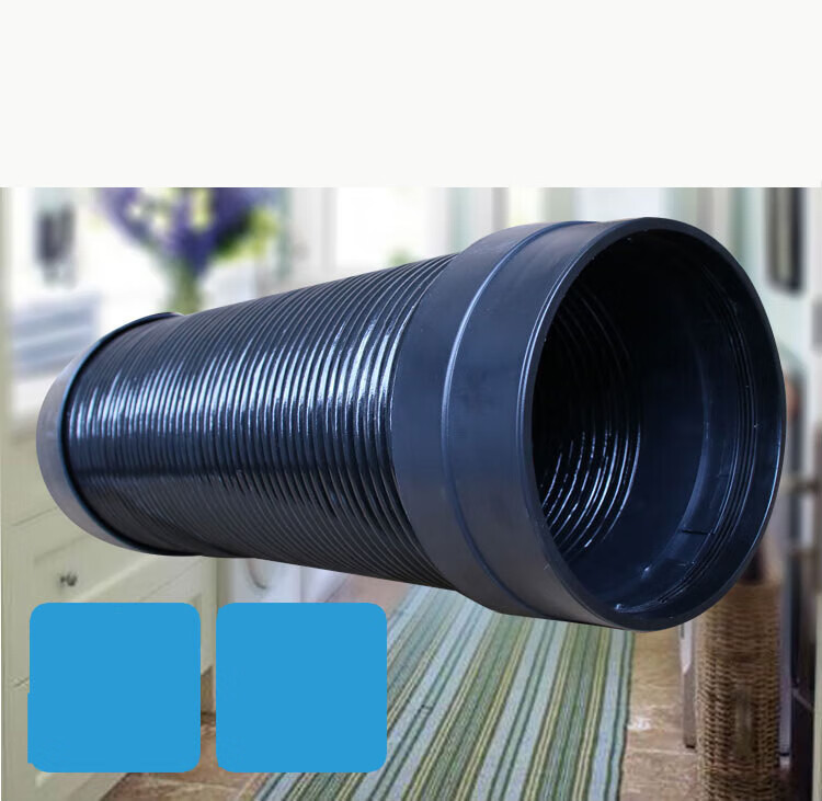 维御pvc消音管降噪管道风机出风口消声软管消音器吸音110 160 铝箔