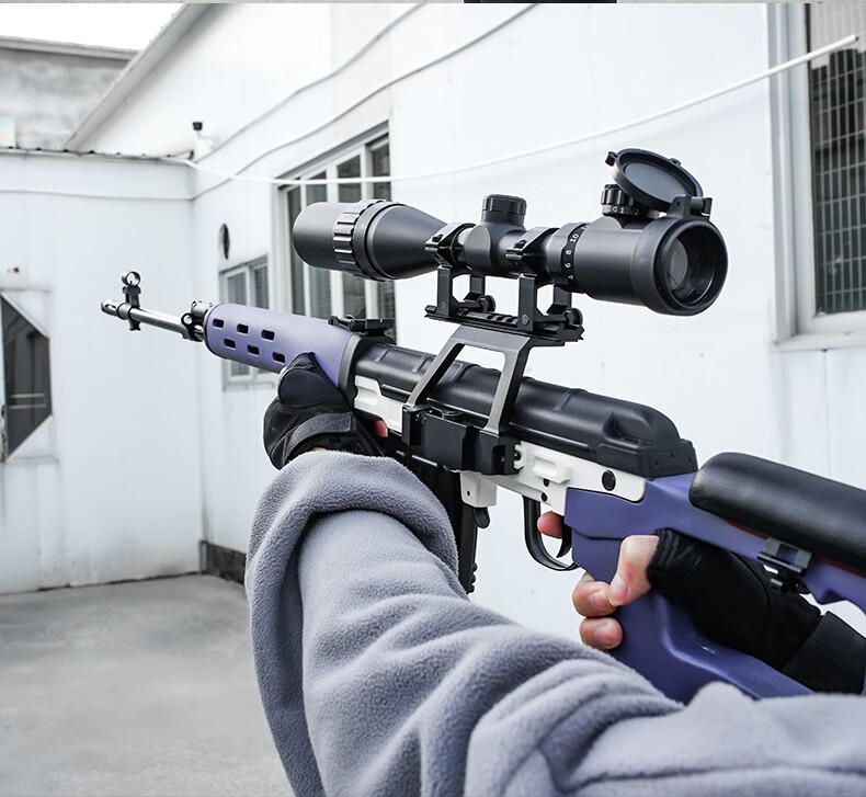 精选新品京东首发捷鹰svd两用软弹枪尼龙拉栓抛壳awm成人巴雷特儿童