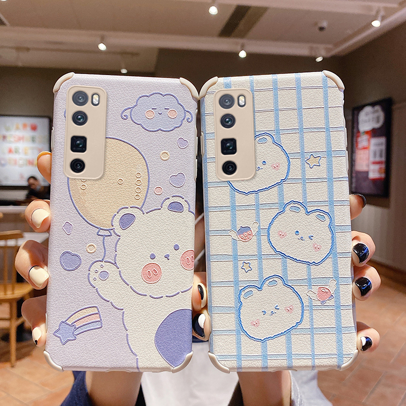 mogdey novr7pro手机壳适用于华为nova7pro保护套jef一an00女款全包边