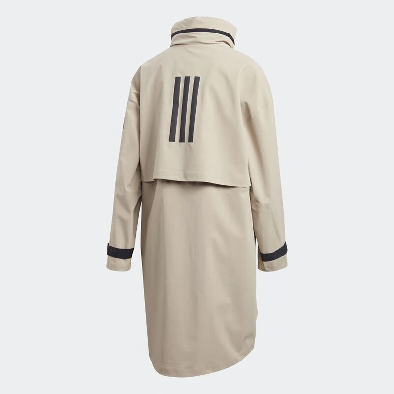 阿迪达斯 (adidas) 外套lisa同款女子运动休闲城市机能长款防风雨风衣