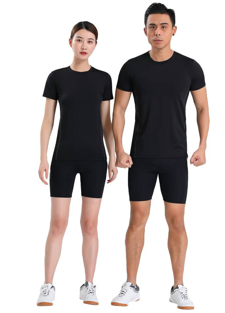 皓朋 田径比赛服百米 男女田径服体考比赛服紧身套装短袖健身运动服