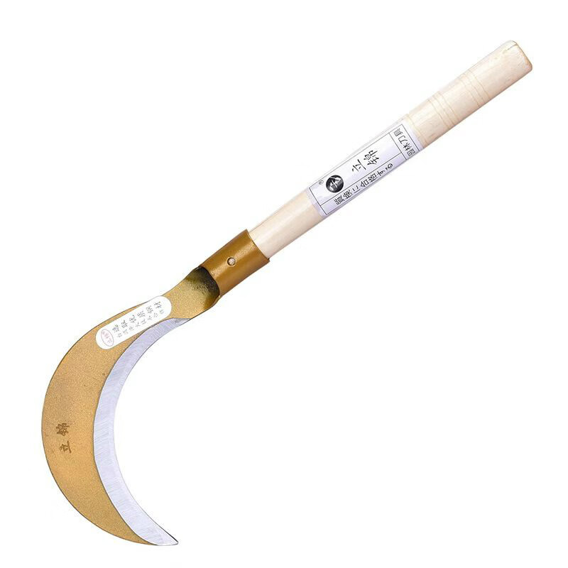 恩艺 砍柴刀砍树柴刀镰刀农用锰钢割草割草刀除草镰刀头大镰刀 【大号