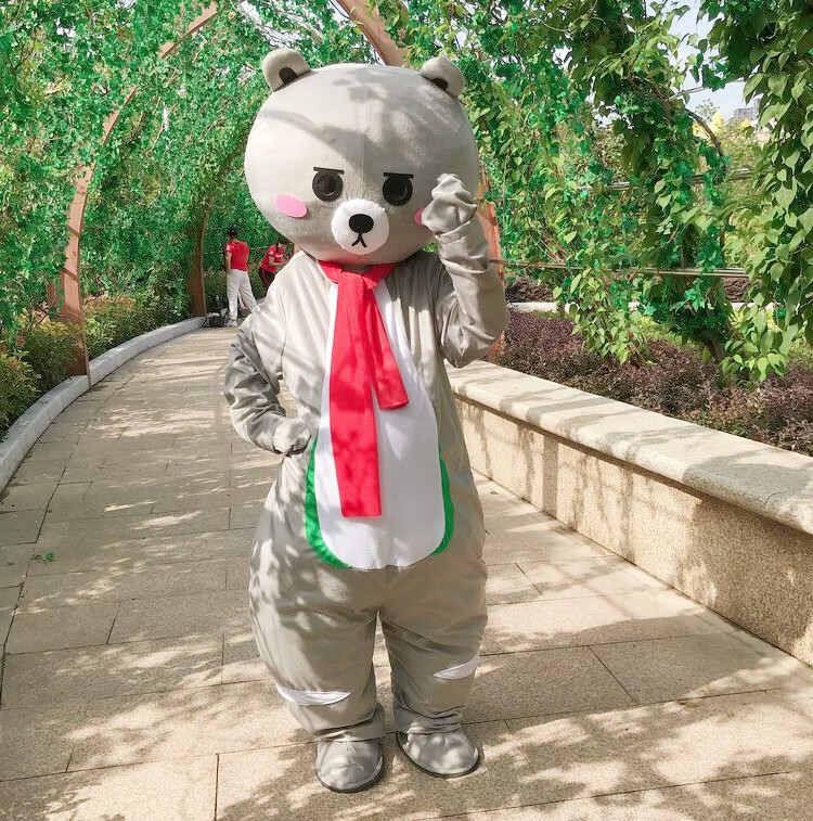网红熊人偶服装网红熊牵然熊卡通人偶服装抖音同款恶搞开心熊跳舞泰迪