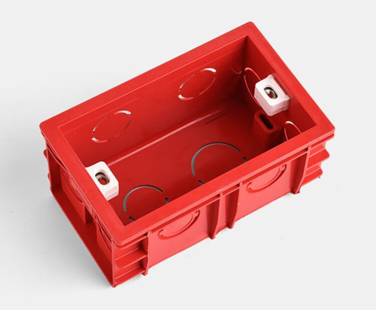 118型一二三四位墙壁暗装底盒家用老式开关插座120系列盒子 118两位暗