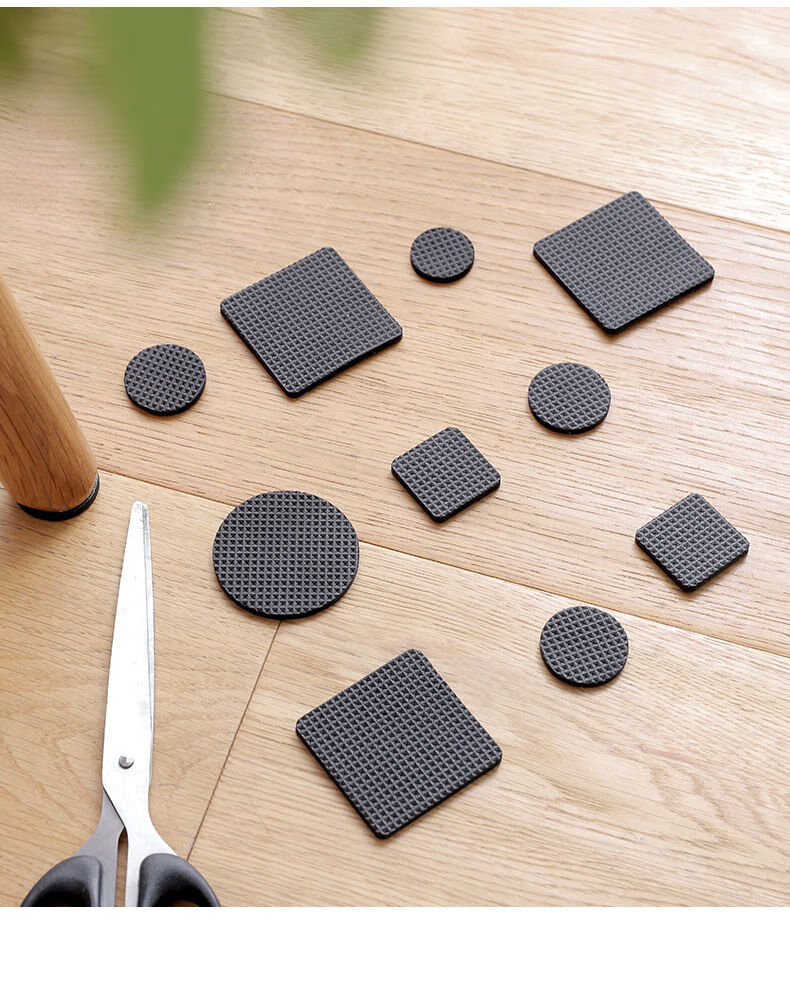 椅子脚垫桌椅桌脚垫桌角家具腿静音耐磨防滑贴保护套凳子脚套方形直径