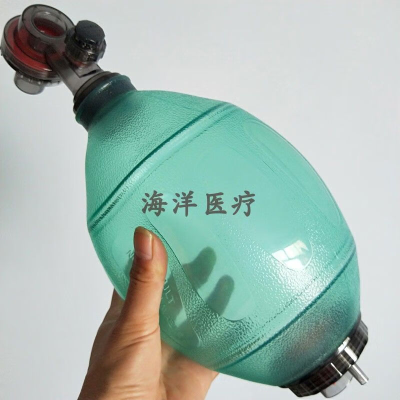 急救设备五件套简易呼吸器牙垫开口器口咽通气道人工复苏器囊 高配五