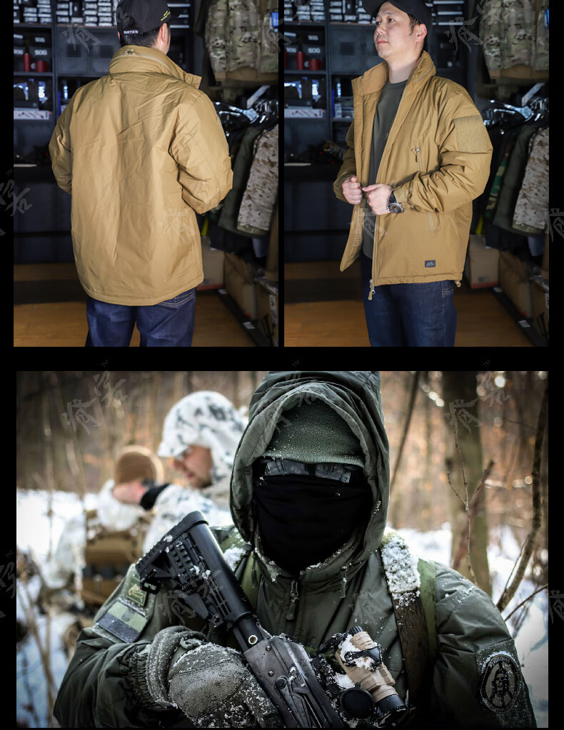 赫利肯l7外套 helikon赫利肯棉服 轻型户外保暖登山滑雪防寒服男防