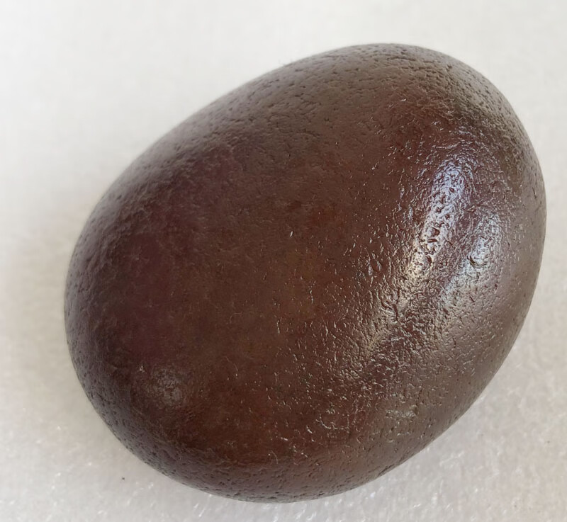 马达加斯加糯种红玛瑙原石水冲籽料原皮原色奇石把玩茶玩sn309712号62