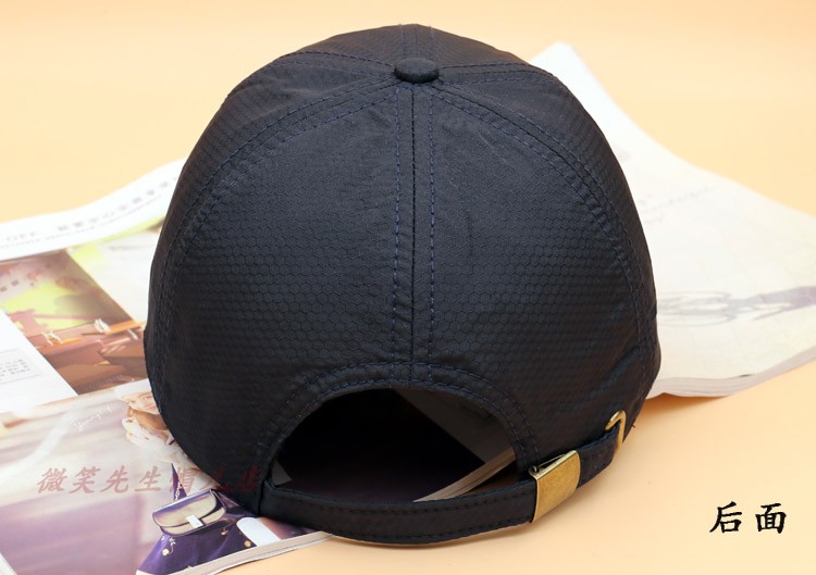 短帽沿男士帽子男户外速干蜂窝状棒球帽短帽檐鸭舌帽潮光板时尚休闲