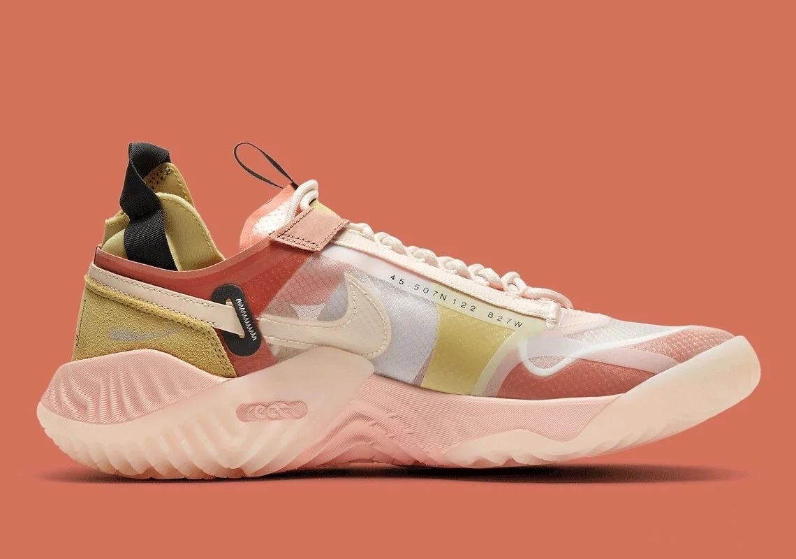 nike耐克ajairdeltaspsail冰蓝泡棉透气网织全掌缓震陈冠希同款慢跑