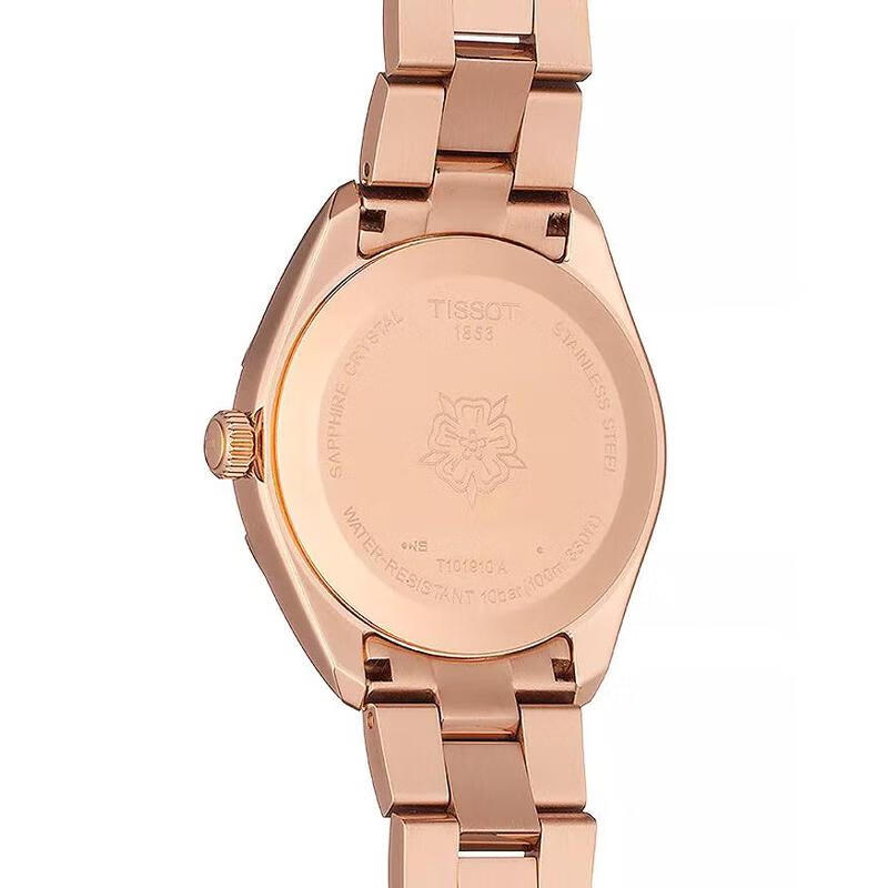 天梭(tissot)瑞士手表 新品天梭女表 pr100系列钢带防水知性时尚女士