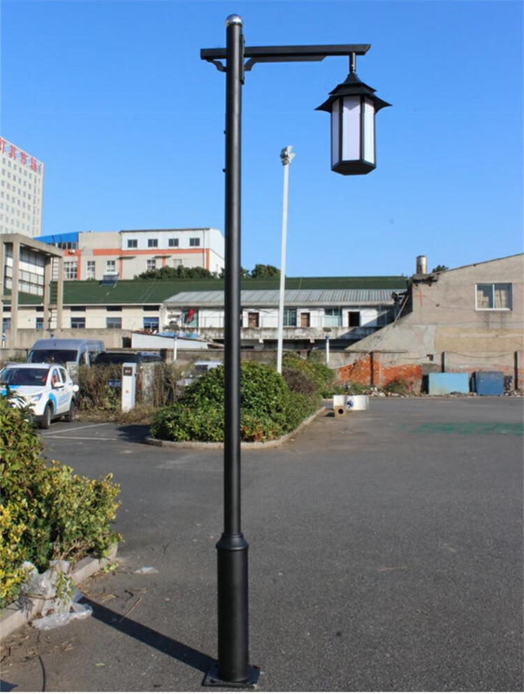 定制仿古庭院灯3米4米景观灯方形柱灯中式单双头led路灯户外灯杆 3.