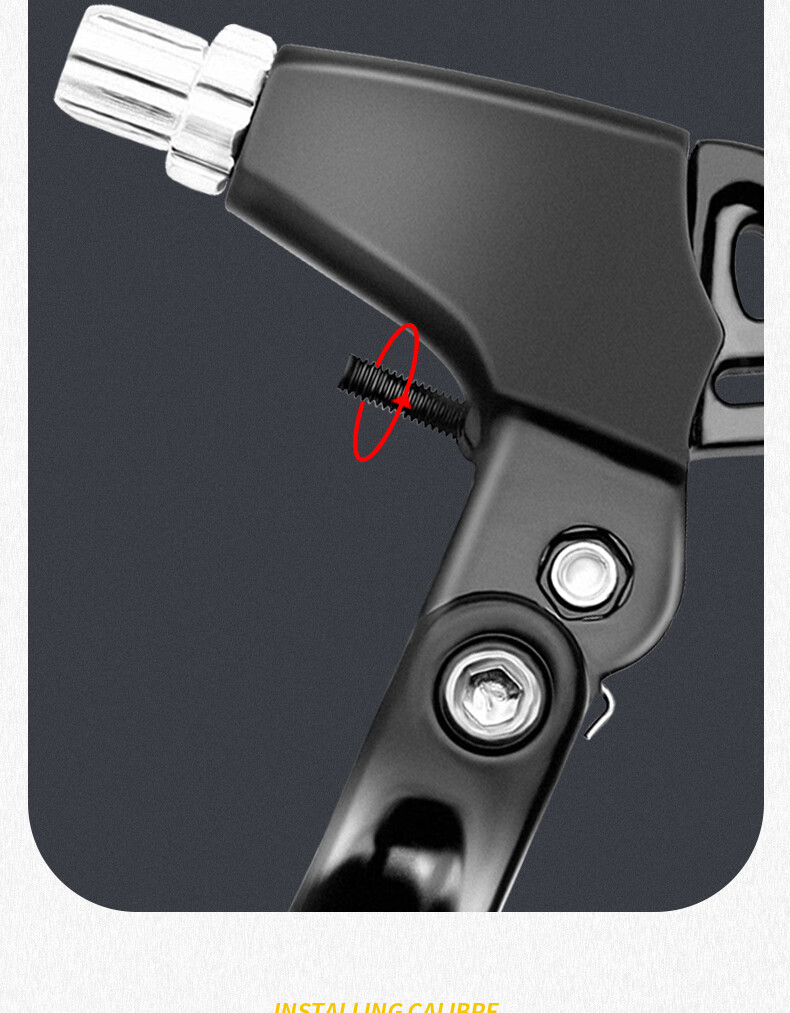 知福堂 铝合金自行车刹车把手手柄山地车儿童闸把通用单车手刹把配件