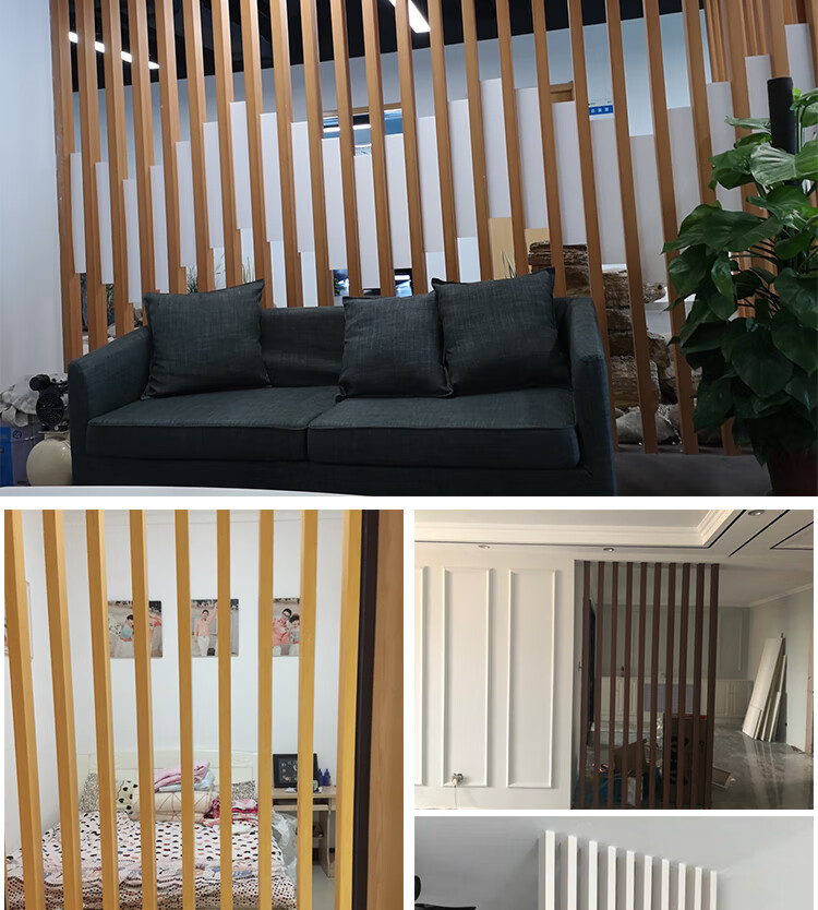 生态木方通方木隔断天花吊顶客厅立柱假梁玄关格栅u型方管背景墙 标价