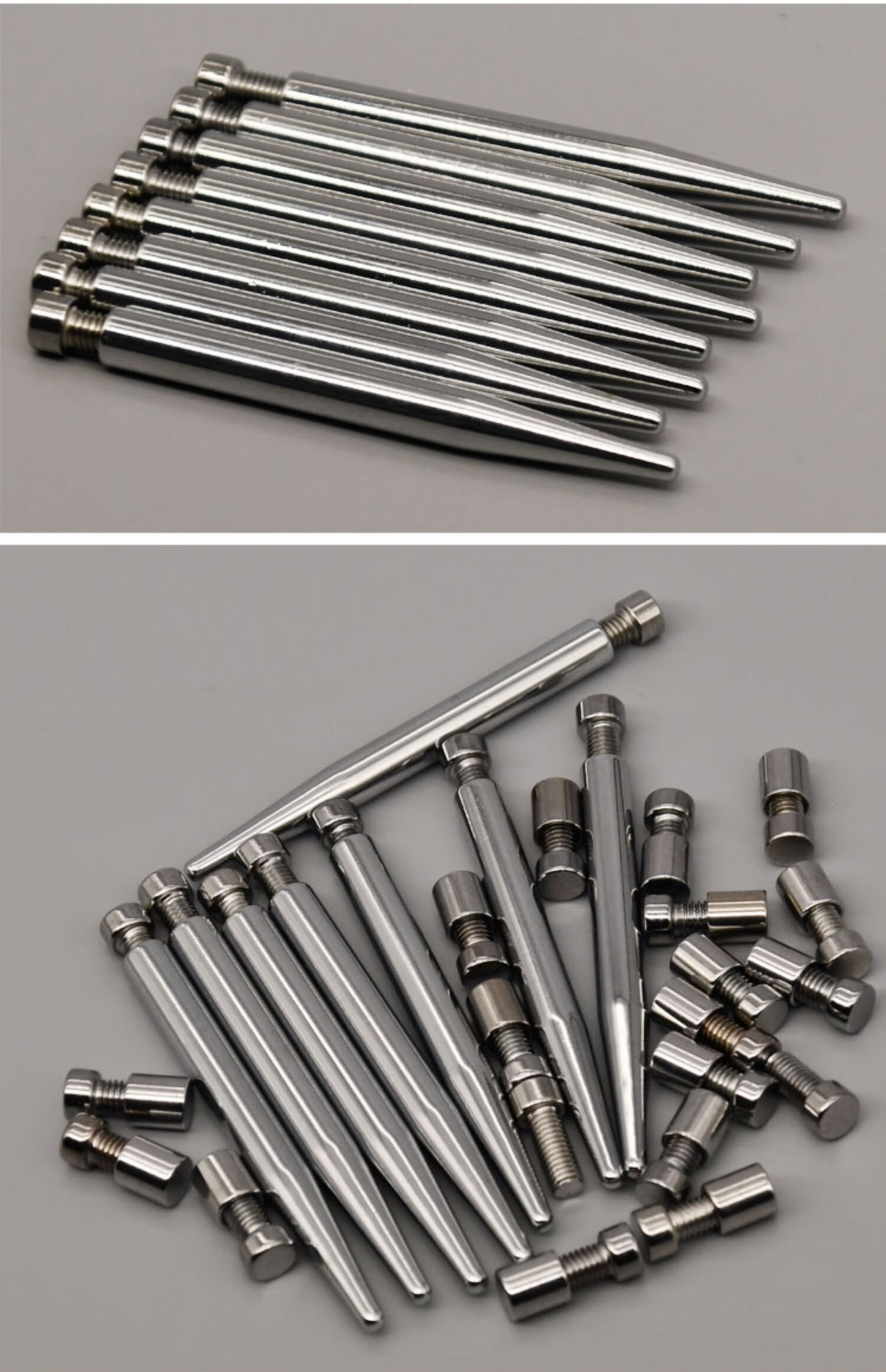 笔尖相框钉支撑架摆台螺丝钉亚克力广告装饰钉标牌台牌后面脚配件 短