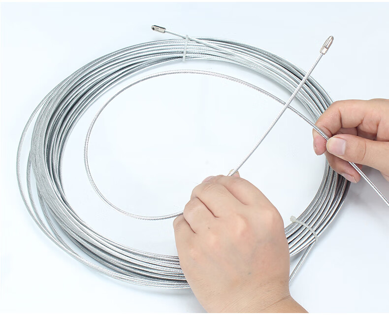 穿线器电工钢丝穿线器管道穿管器引线器电线网线光纤线槽拉线器实心