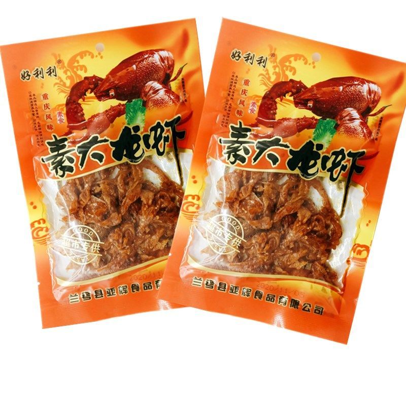 好利利大龙虾辣条豆干豆制品素肉8090童年零食经典大包装106g 106g*8