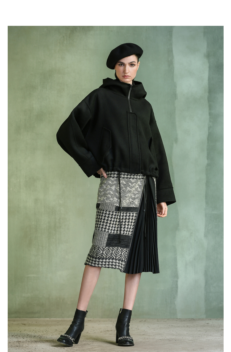 donoratico达衣岩 2020冬 外套(兔斯基摩人正常营业中) 然乌黑 xs