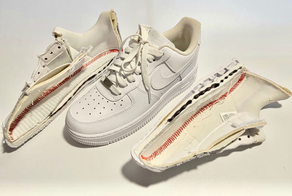 空军一号af1气垫头层皮纯白低帮情侣韩版ins潮流板鞋nike莆田纯原粉蓝