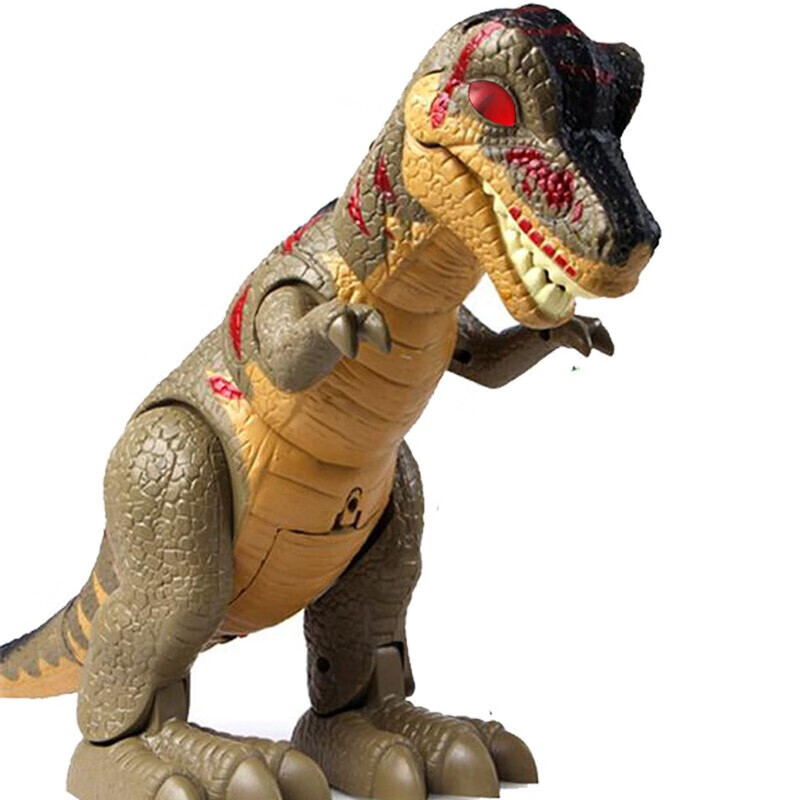 电动恐龙玩具仿真动物模型会走路的喷雾恐龙侏罗纪公园儿童生日礼物