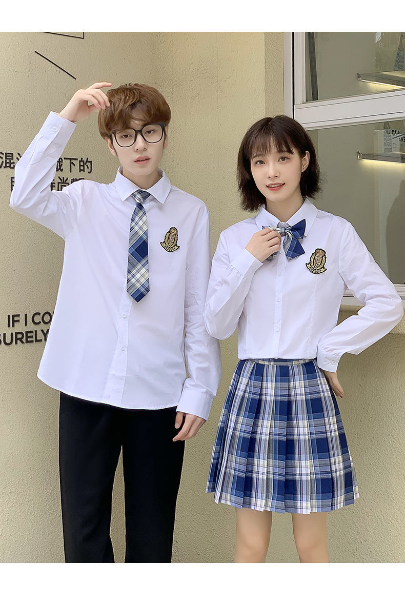 oxky 校服套装中学生班服学院风高中生纯棉夏季运动会大合唱高三毕业