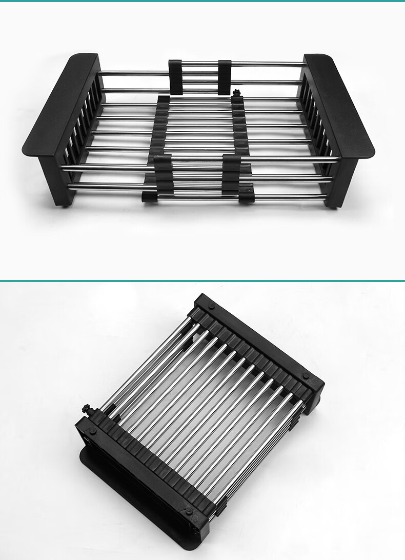 fiposn法派斯厨房水槽沥水篮伸缩可移动沥水挂篮洗菜盆洗菜池fx06沥水