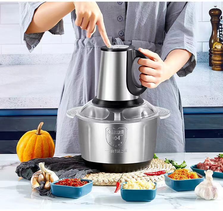 2022新款顶圣绞肉机九顶阳圣绞肉机家用电动多功能小型切打肉馅绞碎菜