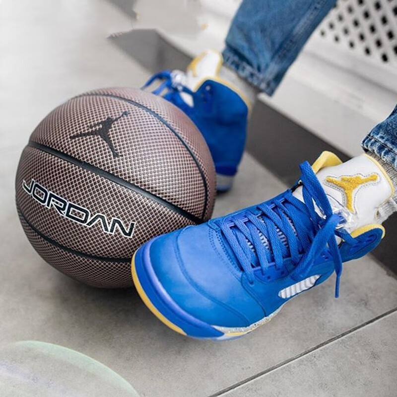 耐克(nike)男女鞋air jordan 5 aj5 x off white ow联名解构黑篮球鞋