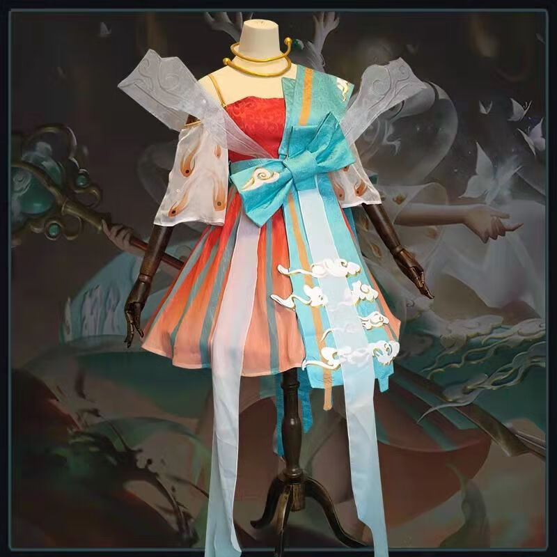 迪卡灰色侬【特价上新】王者荣耀瑶遇见神鹿服可爱古风汉服游戏动漫