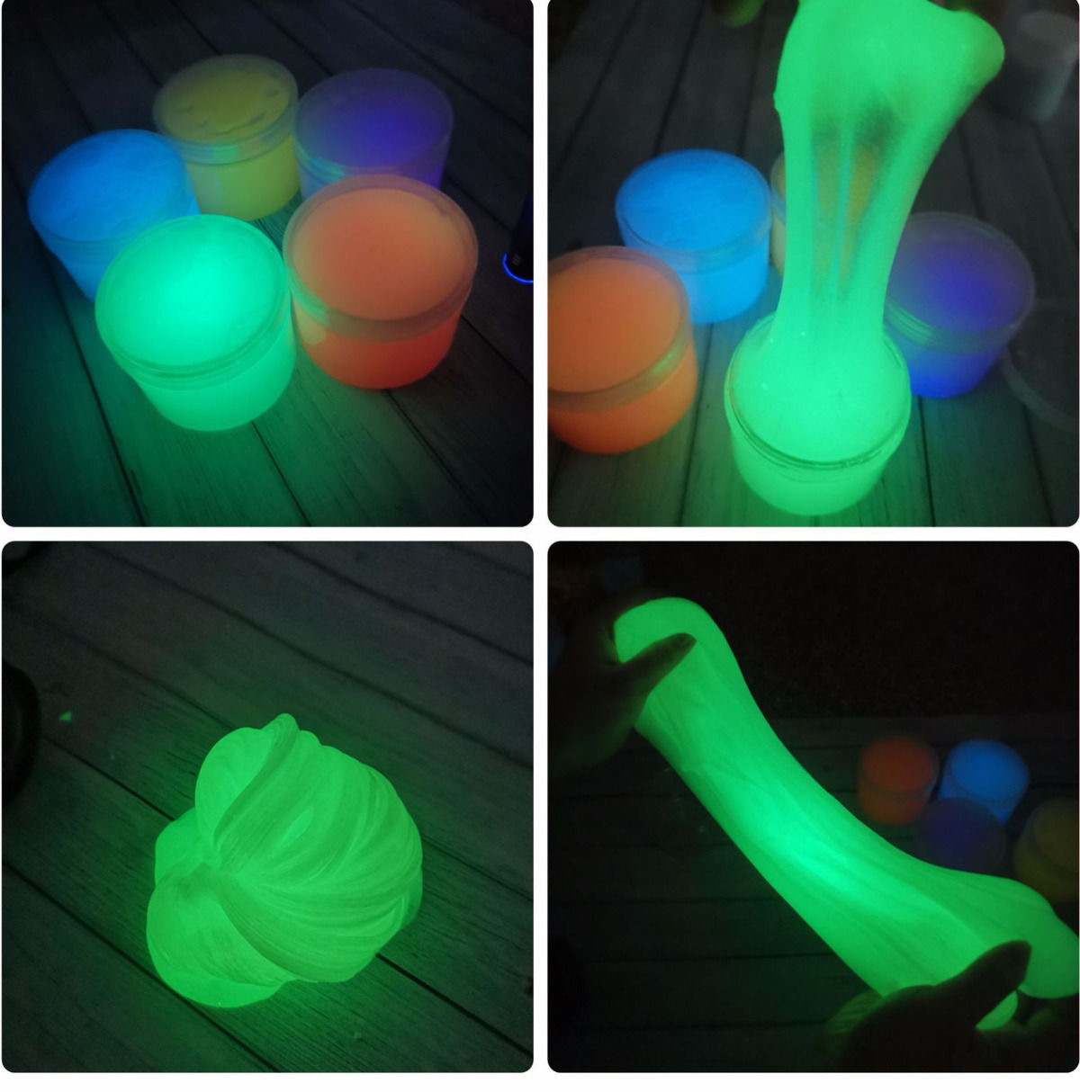 夜光梦幻网红起泡胶夜光超大便宜快手抖音果酱泥夜光紫买二一礼品