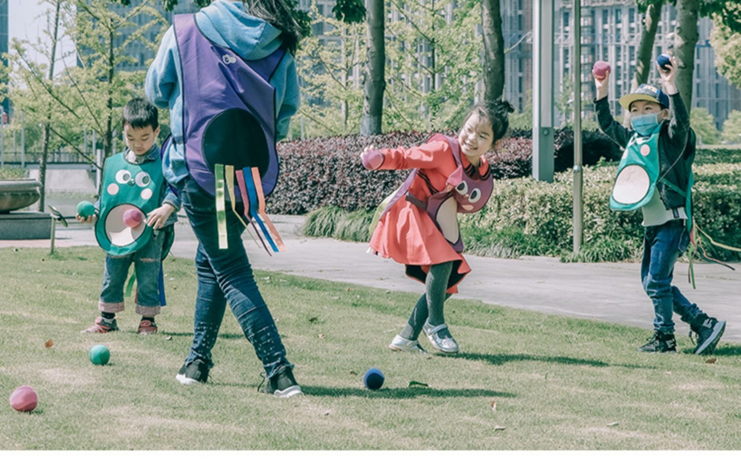 gwiz儿童疯狂躲避球粘球衣幼儿园户外感统运动家用室内男女孩玩具新