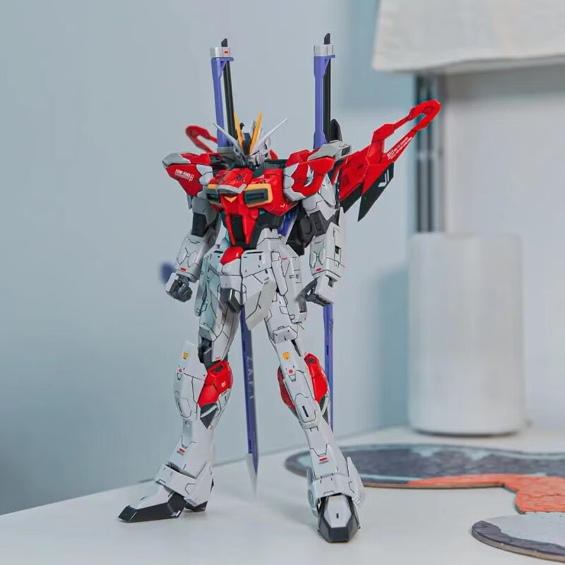 高达模型敢达拼接拼装玩具男大班七夕情人节礼物mg七剑灯组水贴单模型