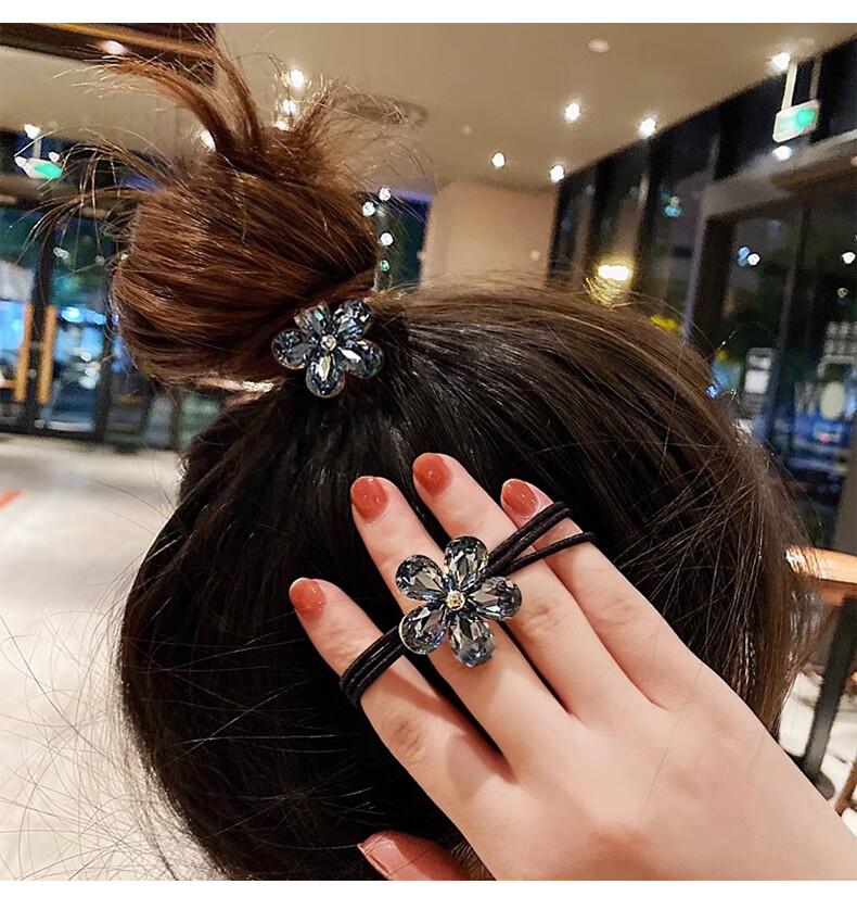 Gunai One-Week Hair Tie Hair Accessory Elastic Hair Band Hair Rope Set Valentine's Day Gift for Girlfriend 8