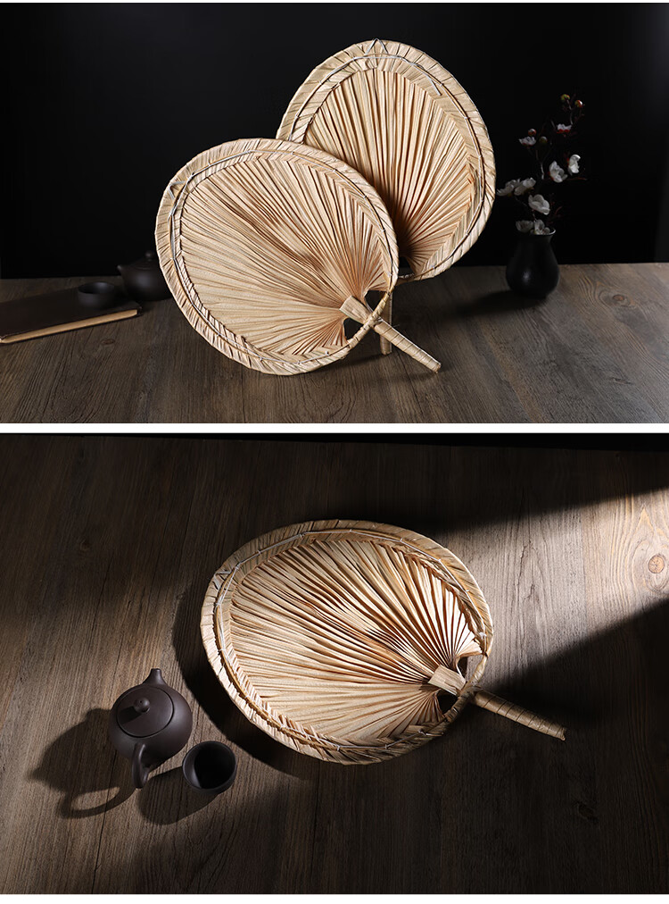 手工编织蒲葵扇大蒲扇民间老式夏季纳凉手摇宝宝扇中国风古典扇子dw