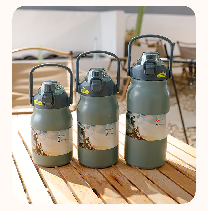 超大保温壶 大容量不锈钢女保冷高颜值大肚杯子316超大水壶热水瓶