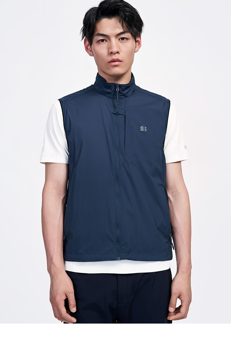 kolon sport/可隆马甲 男子夏秋透汽防风防泼水超轻弹力马甲pertex