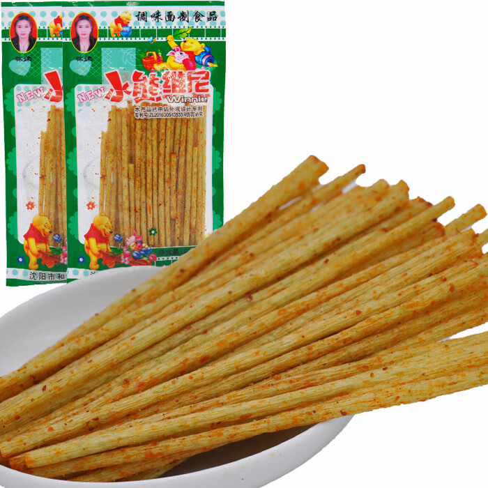 过桥米线 辣条面筋面制品辣条8090后儿时怀旧辣条零食 过桥米线60袋