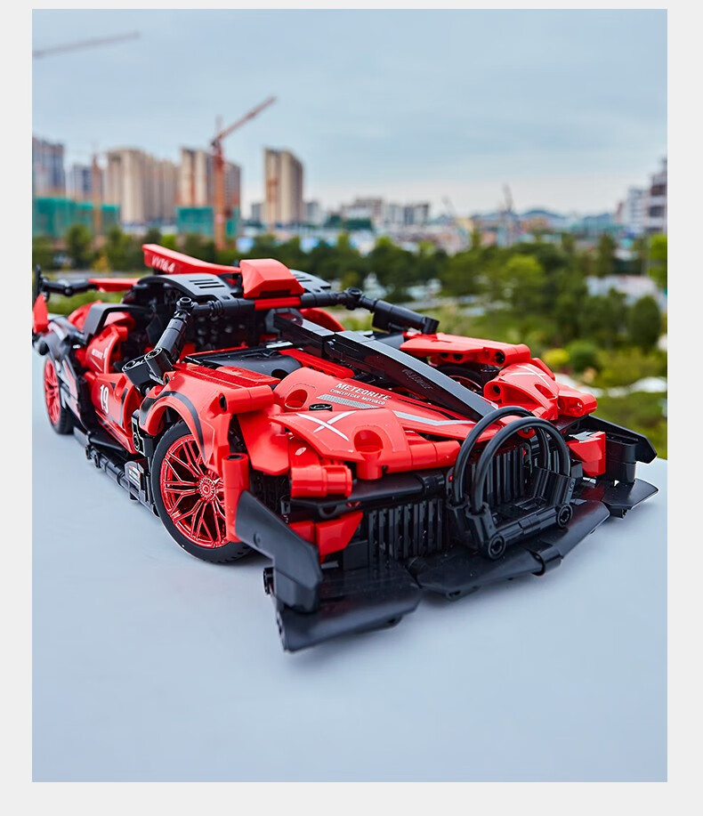 15乐·高(le·go)积木跑车拼装模型阿波罗汽车高难度巨大型成年