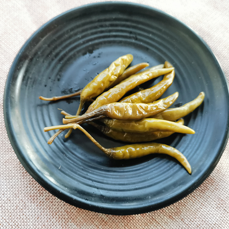 山东腌制小辣椒5斤装泡椒野山椒朝天椒超辣纯咸小米辣椒咸菜5斤商用大