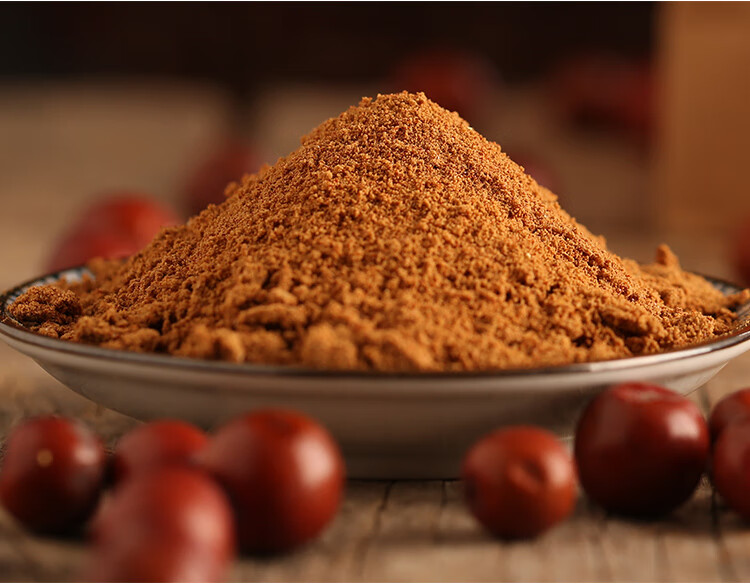 酸枣粉糕山枣面酸磨糕膏野生酸枣面睡眠茶含熟炒酸枣仁粉膏丸500g枣面