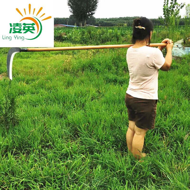 镰刀户外长柄加长大杉镰刀割草刀农用全钢手工锻打廉刀割草大扇刀杉刀